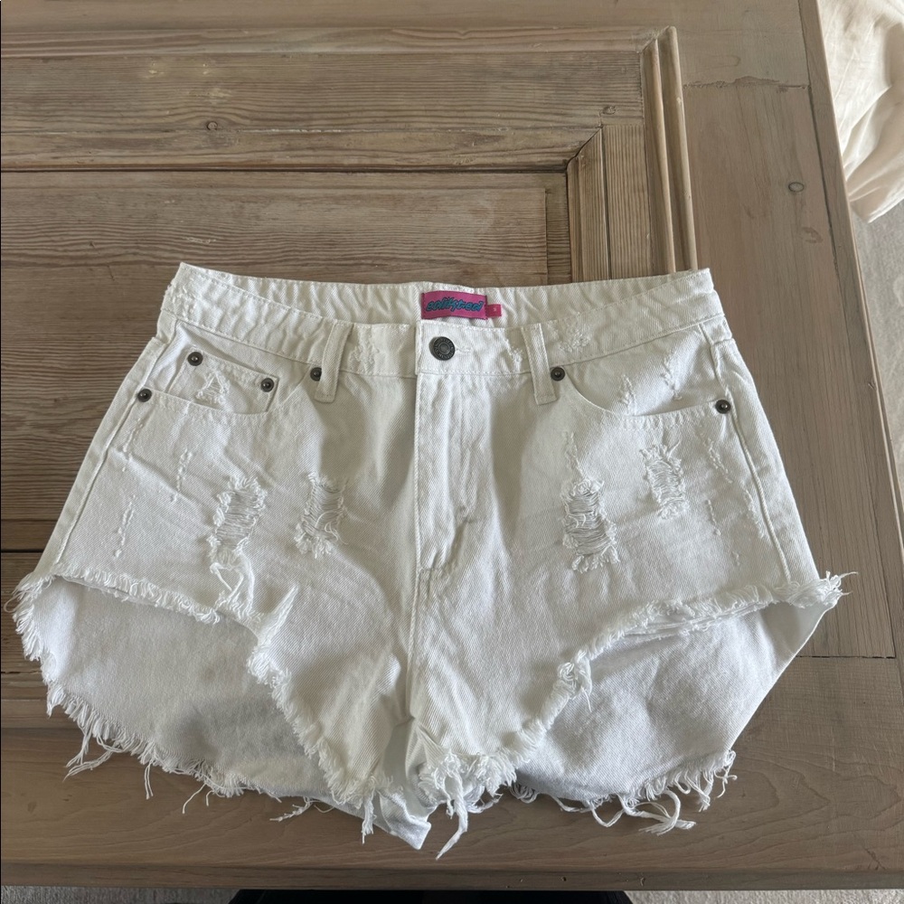 Edikted denim shorts